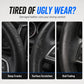 🚗50% OFF NOW! Car Steering Wheel Leather Repair Cream‑  Black Leather Restoration Paste, Fade & Scratch Repair Cream, Non‑Greasy Auto Interior Leather Refinish for Seats & Steering Wheels