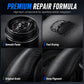 🚗50% OFF NOW! Car Steering Wheel Leather Repair Cream‑  Black Leather Restoration Paste, Fade & Scratch Repair Cream, Non‑Greasy Auto Interior Leather Refinish for Seats & Steering Wheels
