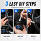 🚗50% OFF NOW! Car Steering Wheel Leather Repair Cream‑  Black Leather Restoration Paste, Fade & Scratch Repair Cream, Non‑Greasy Auto Interior Leather Refinish for Seats & Steering Wheels