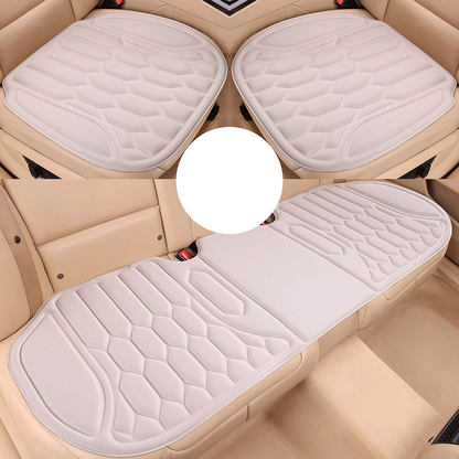 🚗50% OFF NOW! Seaweed Fiber Cooling Car Seat Cushion‑ Breathable Latex Filled Auto Seat Pad, Anti‑Slip Base Comfort Driving Cushion for Long‑Trip Driving & Office Use