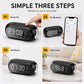 🔊50% OFF NOW! Multi‑Functional Portable Bluetooth Wireless Speaker‑ S8 Mirror Digital Alarm Clock Speaker, 360° Surround Sound Bedside Speaker with Dual Alarm & HD Mirror Display