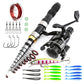 🎣50% OFF NOW! Telescopic Fishing Rod and Reel Full Kit – Portable Collapsible Fishing Pole Set with Line, Lures & Hooks for Freshwater Saltwater Beginner Fishing