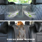 🐶50% OFF NOW! Car Backseat Cover for Pets‑ Quilted Dog Car Seat Hammock, Mesh Visual Window Anti‑Scratch Waterproof Protector with Safety Belt for Vehicle Rear Seats