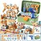 🔧50% OFF NOW! Children's Educational DIY Toy Tool Kit‑ Kids Building Engineering Set with Toy Drill, STEM Creative Construction Assembly Toy for Boys & Girls