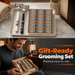 🪒50% OFF NOW! 6‑Layer Manual Razor Set with Pivoting Head‑Smooth Glide Shaving Kit, Non‑Slip Handle & Lubricating Strip, Men’s Manual Shaver with Replacement Blades