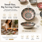 🍽️50% OFF NOW! Bohemian Ceramic Sauce Dish‑ Vibrant Pattern Dipping Bowls, 100ml Lead‑Free Small Ceramic Plates for Dips, Sauces, Snacks & Table Decor