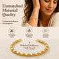 ✨50% OFF NOW! Women's Elegant Heart Link Bracelet‑ High‑Shine Gold‑Tone Double Heart Chain Bracelet, Adjustable Lightweight Luxury Jewelry Gift for Ladies