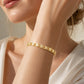 ✨50% OFF NOW! Women's Elegant Heart Link Bracelet‑ High‑Shine Gold‑Tone Double Heart Chain Bracelet, Adjustable Lightweight Luxury Jewelry Gift for Ladies