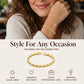 ✨50% OFF NOW! Women's Elegant Heart Link Bracelet‑ High‑Shine Gold‑Tone Double Heart Chain Bracelet, Adjustable Lightweight Luxury Jewelry Gift for Ladies