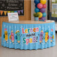 📚50% OFF NOW! Vibrant Classroom Party Table Skirt‑ First Day of School Decorative Table Cover Skirt, Reusable Back‑to‑School Tablecloth for Classroom Welcome Events & School Parties