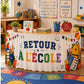 📚50% OFF NOW! Vibrant Classroom Party Table Skirt‑ First Day of School Decorative Table Cover Skirt, Reusable Back‑to‑School Tablecloth for Classroom Welcome Events & School Parties