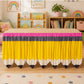 📚50% OFF NOW! Vibrant Classroom Party Table Skirt‑ First Day of School Decorative Table Cover Skirt, Reusable Back‑to‑School Tablecloth for Classroom Welcome Events & School Parties