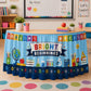 📚50% OFF NOW! Vibrant Classroom Party Table Skirt‑ First Day of School Decorative Table Cover Skirt, Reusable Back‑to‑School Tablecloth for Classroom Welcome Events & School Parties