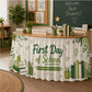 📚50% OFF NOW! Vibrant Classroom Party Table Skirt‑ First Day of School Decorative Table Cover Skirt, Reusable Back‑to‑School Tablecloth for Classroom Welcome Events & School Parties