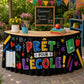 📚50% OFF NOW! Vibrant Classroom Party Table Skirt‑ First Day of School Decorative Table Cover Skirt, Reusable Back‑to‑School Tablecloth for Classroom Welcome Events & School Parties