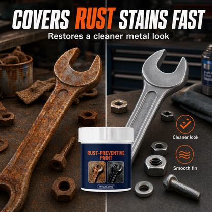 🛡️🎨 Metal Rust Repair Paste – Brush On, Protect, Restore – No Primer Needed! 🔥