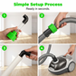 🔧50% OFF NOW! Condensate Drain Line Cleaner Tool‑ HVAC AC Drain Tube Cleaning Tool with Adaptive Joint, Clear‑View Path for Removing Sludge, Algae & Clogs from Air‑Conditioner Drain Lines