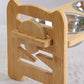 🐶50% OFF NOW! Adjustable Height Elevated Dog & Cat Feeder‑ Bamboo Raised Pet Bowl Stand with 2 Stainless Steel Bowls, Non‑Slip Raised Feeding Station for Dogs & Cats