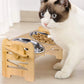 🐶50% OFF NOW! Adjustable Height Elevated Dog & Cat Feeder‑ Bamboo Raised Pet Bowl Stand with 2 Stainless Steel Bowls, Non‑Slip Raised Feeding Station for Dogs & Cats