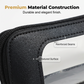 ✏️👜50% OFF NOW! Transparent Window PU Leather Pencil Case – Premium Zipper Stationery Organizer Bag, Compact Spacious Pouch for School, Office & Travel