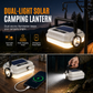 🏕️50% OFF NOW! Dual‑Light Solar Camping Lantern‑Multi‑Function Portable Solar Work Light with Power Bank, Hanging Emergency Lamp for Camping Hiking Power‑Outage