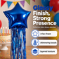 🎉50% OFF NOW! Party Foil Balloon with Tassel Set‑ Star‑Shaped Foil Balloon & Metallic Tinsel Curtain Backdrop Kit, Easy‑Setup Photo Background for Birthday, Celebration & Theme Party Decor
