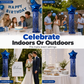🎉50% OFF NOW! Party Foil Balloon with Tassel Set‑ Star‑Shaped Foil Balloon & Metallic Tinsel Curtain Backdrop Kit, Easy‑Setup Photo Background for Birthday, Celebration & Theme Party Decor