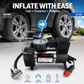 🚗50% OFF NOW! Heavy‑Duty Single‑Cylinder Car Air Compressor‑12V Portable Tire Inflator with Pressure Gauge, Fast Inflation Air Pump for Cars, Trucks & SUVs Emergency Use