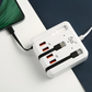 ⚡50% OFF NOW! Multi‑Port USB Charging Station‑Built‑in Retractable Cables PD Fast Charger Hub, Anti‑Static Multi‑Device Power Socket for Home Travel