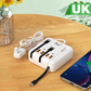 ⚡50% OFF NOW! Multi‑Port USB Charging Station‑Built‑in Retractable Cables PD Fast Charger Hub, Anti‑Static Multi‑Device Power Socket for Home Travel