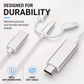 🔥50% OFF NOW! 3‑in‑1 Phone to HDMI Adapter Cable, 1080P HD Screen Mirroring Cord Plug‑and‑Play, Aluminum Alloy Universal HDMI Converter for Phones to TV Monitor Projector