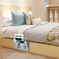 🛏️50% OFF NOW! Bedside Hanging Storage Bag‑Multi‑Pocket Bed Caddy Organizer, Felt Hanging Pouch for Dorm Bunk Bed Hold Tablet Book Phone Stationery