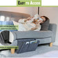 🛏️50% OFF NOW! Bedside Hanging Storage Bag‑Multi‑Pocket Bed Caddy Organizer, Felt Hanging Pouch for Dorm Bunk Bed Hold Tablet Book Phone Stationery