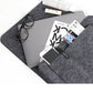 🛏️50% OFF NOW! Bedside Hanging Storage Bag‑Multi‑Pocket Bed Caddy Organizer, Felt Hanging Pouch for Dorm Bunk Bed Hold Tablet Book Phone Stationery