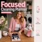 📋50% OFF NOW! Focused Cleaning Planner Notebook – A5 60 Pages Household Chore Chart Journal, Deep Cleaning Schedule Tracker for Home Cleaning Tasks & Household Management