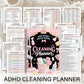 📋50% OFF NOW! Focused Cleaning Planner Notebook – A5 60 Pages Household Chore Chart Journal, Deep Cleaning Schedule Tracker for Home Cleaning Tasks & Household Management
