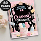 📋50% OFF NOW! Focused Cleaning Planner Notebook – A5 60 Pages Household Chore Chart Journal, Deep Cleaning Schedule Tracker for Home Cleaning Tasks & Household Management
