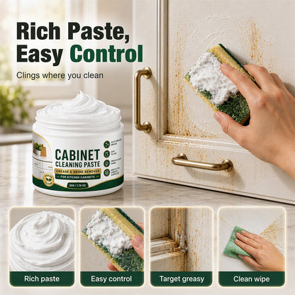 🧽50% OFF NOW! Multi‑Surface Kitchen Cabinet Cleaner‑Grease‑Busting Cabinet Cleaning Paste, Heavy‑Duty Grime Remover for Wood, Laminate & Kitchen Surfaces