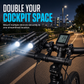🚴50% OFF NOW! Bicycle Handlebar Extender Bracket with USB Power Bank Function, Dual Mount Bike Handlebar Extension for Bike Lights, GPS & Cycling Accessories