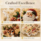 🎄50% OFF NOW! Christmas DIY Painting Hanging Ornaments Set‑5D Pearl Rhinestone DIY Christmas Tree Decorations, Festive Handmade Craft Kit for Holiday Home Decor