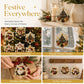🎄50% OFF NOW! Christmas DIY Painting Hanging Ornaments Set‑5D Pearl Rhinestone DIY Christmas Tree Decorations, Festive Handmade Craft Kit for Holiday Home Decor