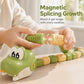 🐍50% OFF NOW! Remote Control Snake Toy with Magnetic Splicing Segments‑RC Battle Snake, Dual Player Game with Lights & Sound, Educational Parent-Child Interactive Toy for Kids