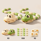 🐍50% OFF NOW! Remote Control Snake Toy with Magnetic Splicing Segments‑RC Battle Snake, Dual Player Game with Lights & Sound, Educational Parent-Child Interactive Toy for Kids
