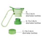 🍶50% OFF NOW! Multipurpose Bottle Pour Spout with Handle‑Reusable Flip Cap Bottle Dispenser, Leak-Proof Pouring Nozzle for Beverage, Juice & Homemade Drinks