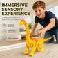 🦖50% OFF NOW! Electric Walking Brachiosaurus Dinosaur Toy – Realistic Roaring & Luminous Eyes, Egg-Laying Interactive Dino Toy for Kids Boys Girls