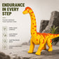 🦖50% OFF NOW! Electric Walking Brachiosaurus Dinosaur Toy – Realistic Roaring & Luminous Eyes, Egg-Laying Interactive Dino Toy for Kids Boys Girls