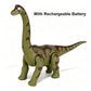 🦖50% OFF NOW! Electric Walking Brachiosaurus Dinosaur Toy – Realistic Roaring & Luminous Eyes, Egg-Laying Interactive Dino Toy for Kids Boys Girls