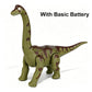 🦖50% OFF NOW! Electric Walking Brachiosaurus Dinosaur Toy – Realistic Roaring & Luminous Eyes, Egg-Laying Interactive Dino Toy for Kids Boys Girls