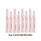 💄50% OFF NOW! Waterproof Four-Prong Brow Pencil – Micro 4 Fork Tip Eyebrow Pen, Long Lasting Natural Brow Tattoo Pen for Realistic Hair-Like Eyebrows