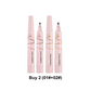 💄50% OFF NOW! Waterproof Four-Prong Brow Pencil – Micro 4 Fork Tip Eyebrow Pen, Long Lasting Natural Brow Tattoo Pen for Realistic Hair-Like Eyebrows
